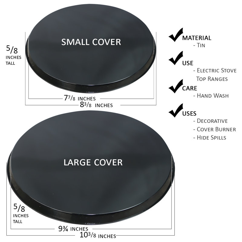 electric stove burner covers